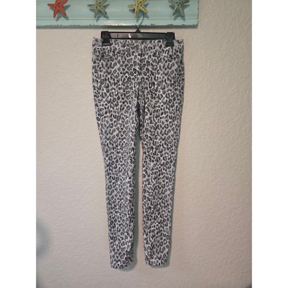 J. McLaughlin Leopard Printed Skinny Pants